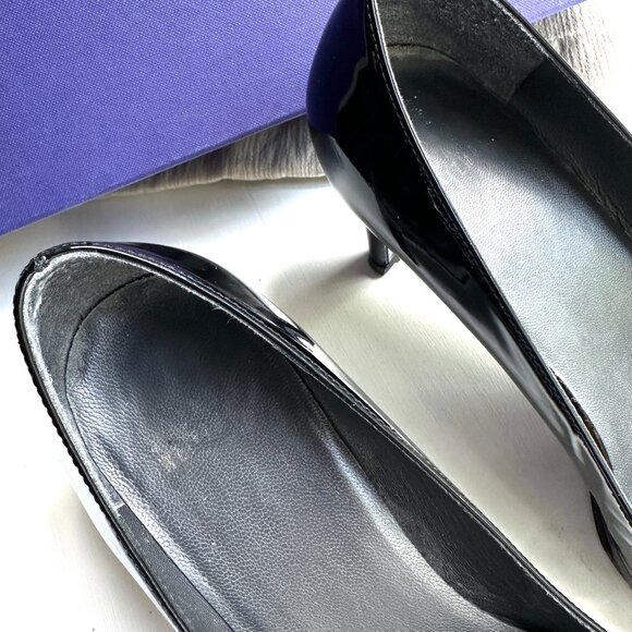 STUART WEITZMAN - Patent Leather womens Platform shoes 8.5 M w/Box - Picture 7 of 11